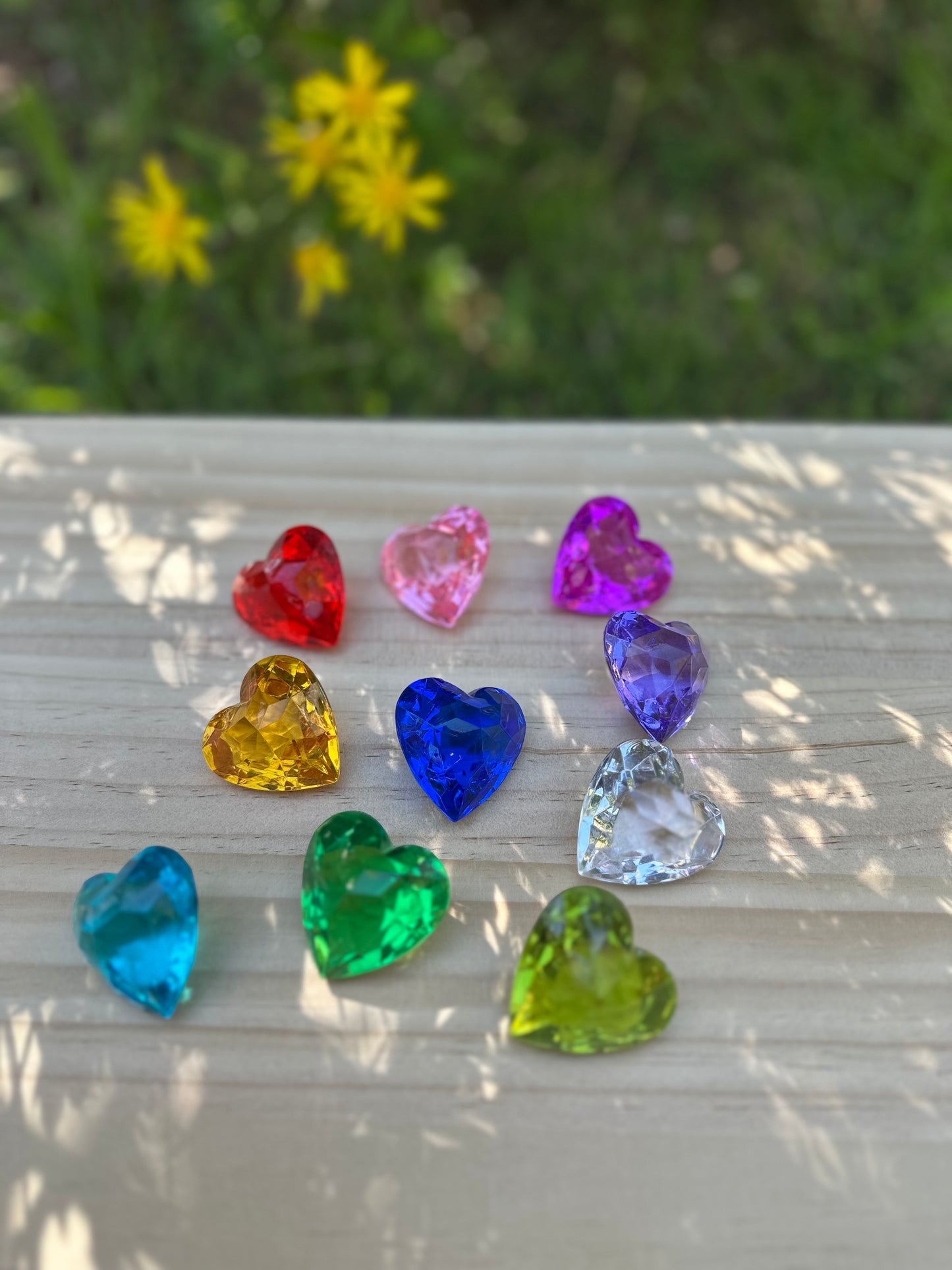 Large Acrylic Hearts