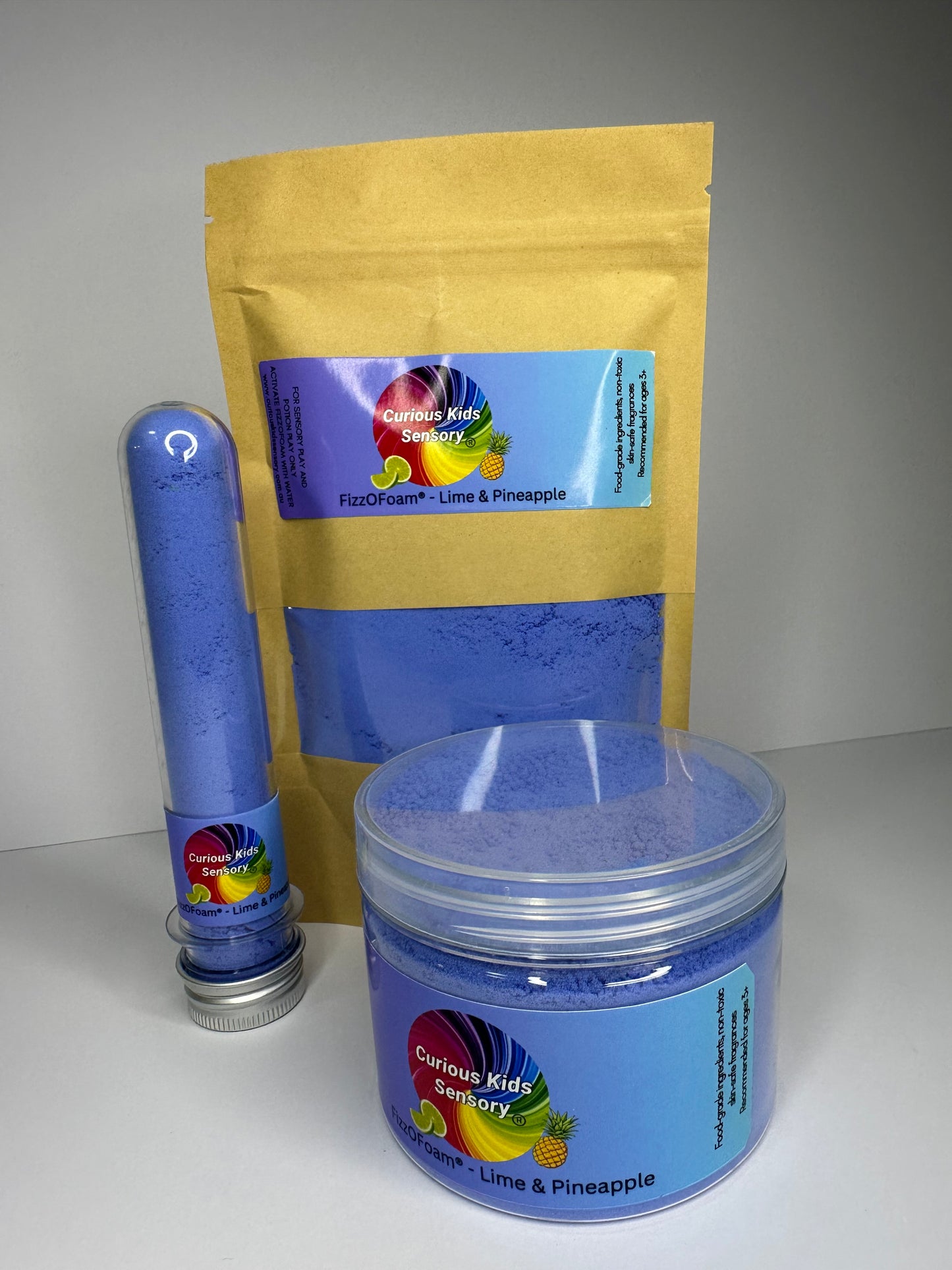 FizzOFoam®️-Blue-Lime & Pineapple