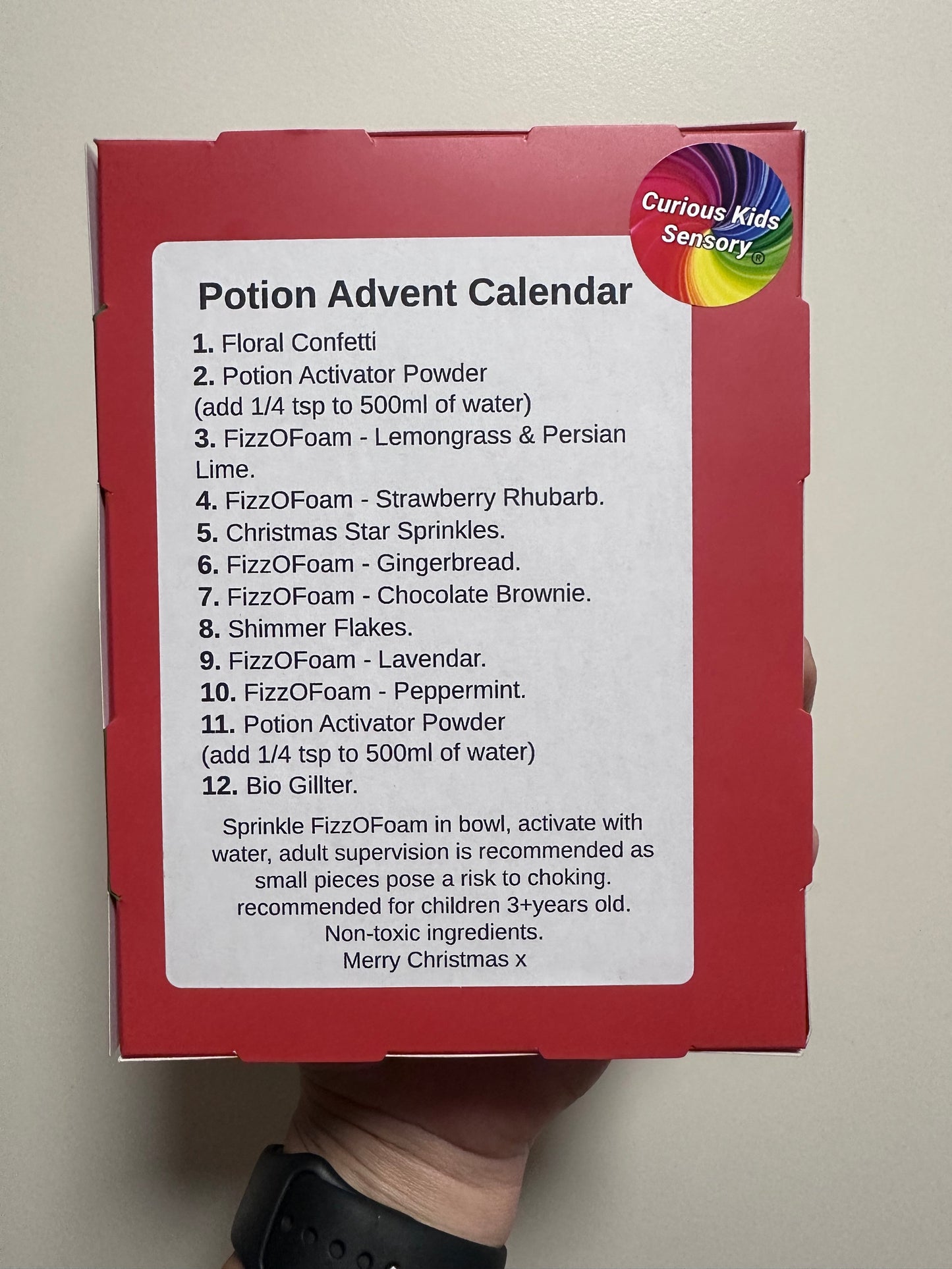 Advent Calendar - 12 Days to Christmas Potion Kit.