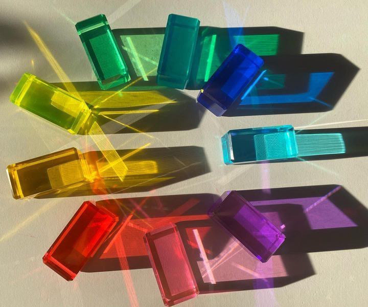 Lucite Rectangle Blocks