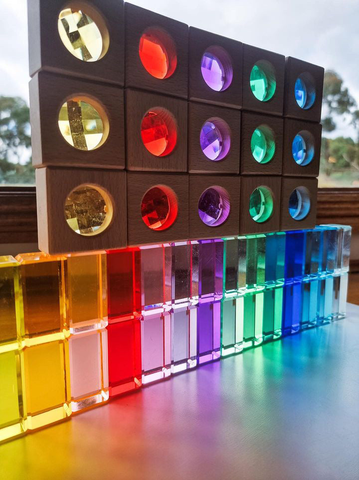 Lucite Rectangle Blocks