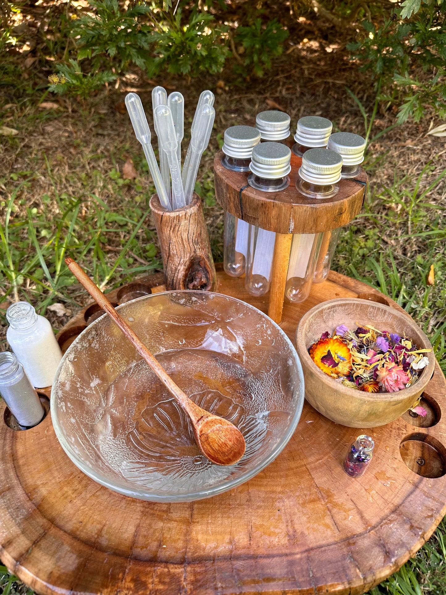 Potion Spoon - long handle bamboo