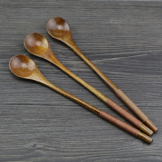 Potion Spoon - long handle bamboo